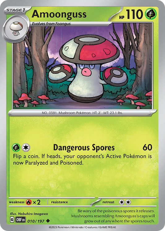 Amoonguss - Obsidian Flames - 010/197 - JAS-3