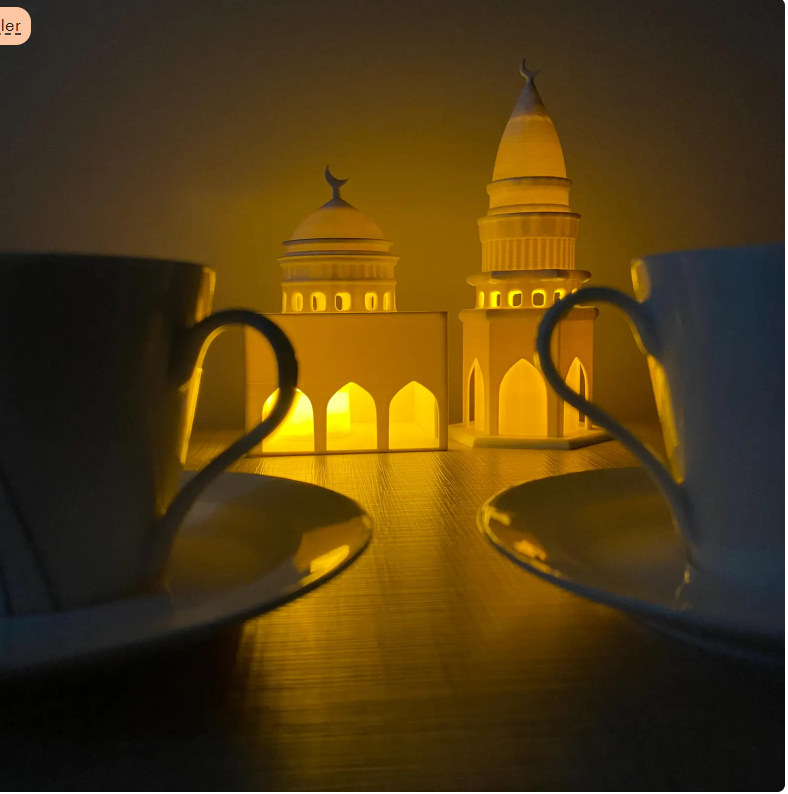 Islamic Masjid and Minaret Lantern - JAS-3