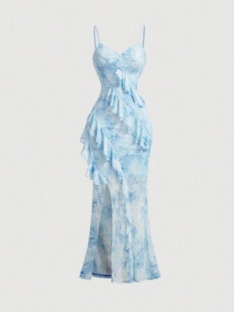 Azure Allure: The Effortless Sleeveless Dress JAS-2 