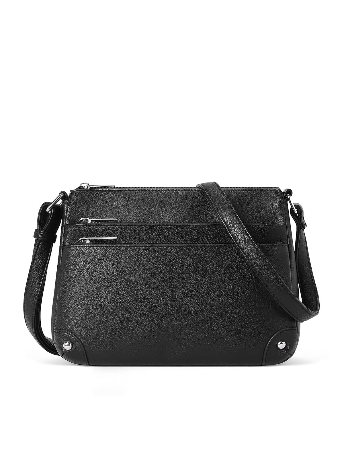 WESTBRONCO Crossbody Bags for Women, Medium Size Shoulder Handbags, Satchel Purse with Multi Zipper Pocket JAS-3 